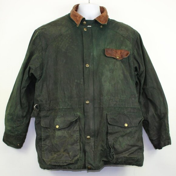 Vintage Koolah Australia Oilskin Waxed Canvas Jacket (M) - Picture 1 of 8